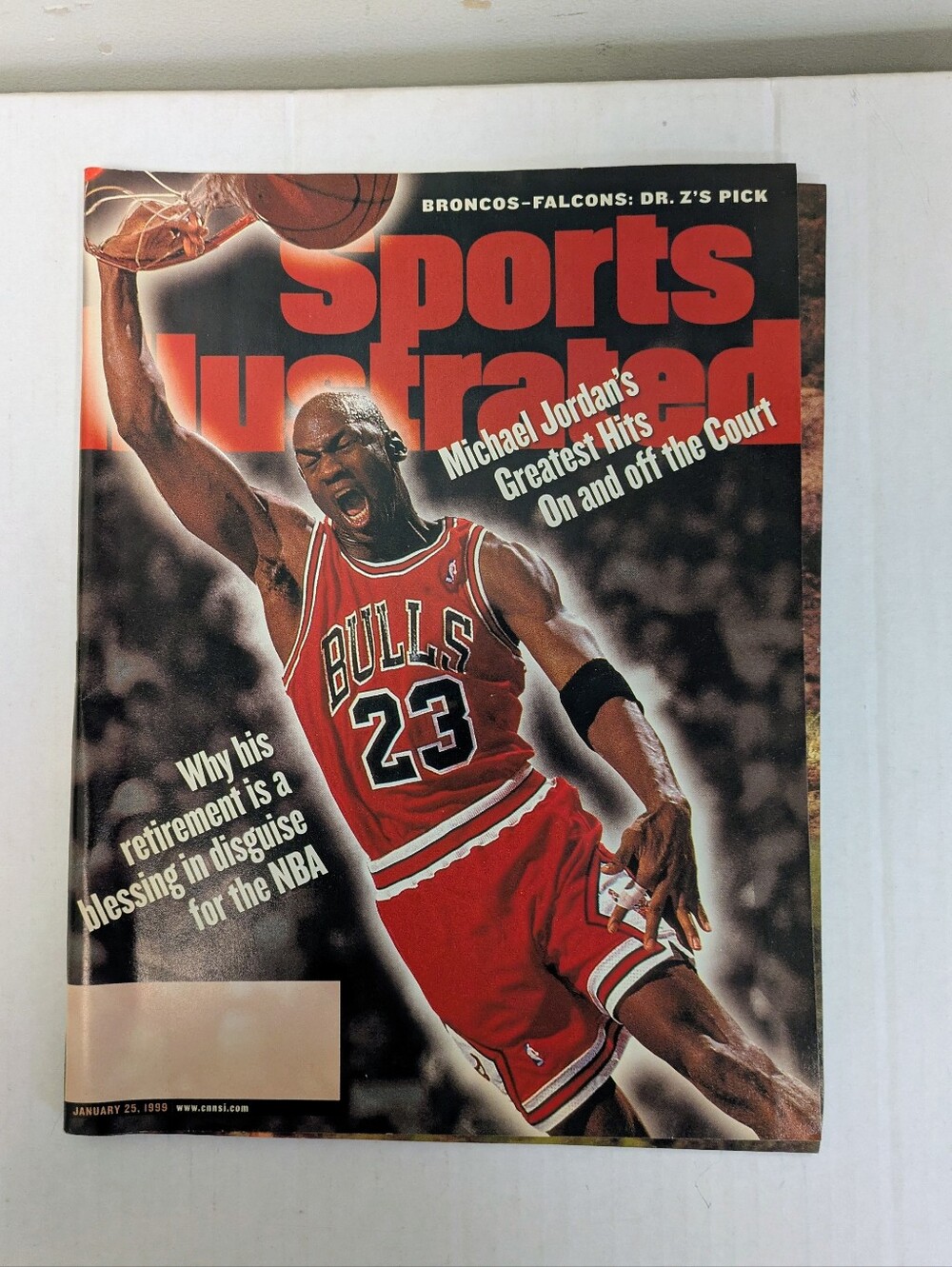 Michael Jordan Sports Illustrated | Jan 25 1999 Retirement Issue | NO LABEL | VG